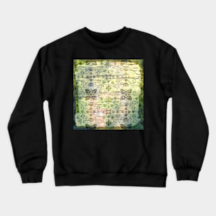 Antique Faded Ornamental Crewneck Sweatshirt